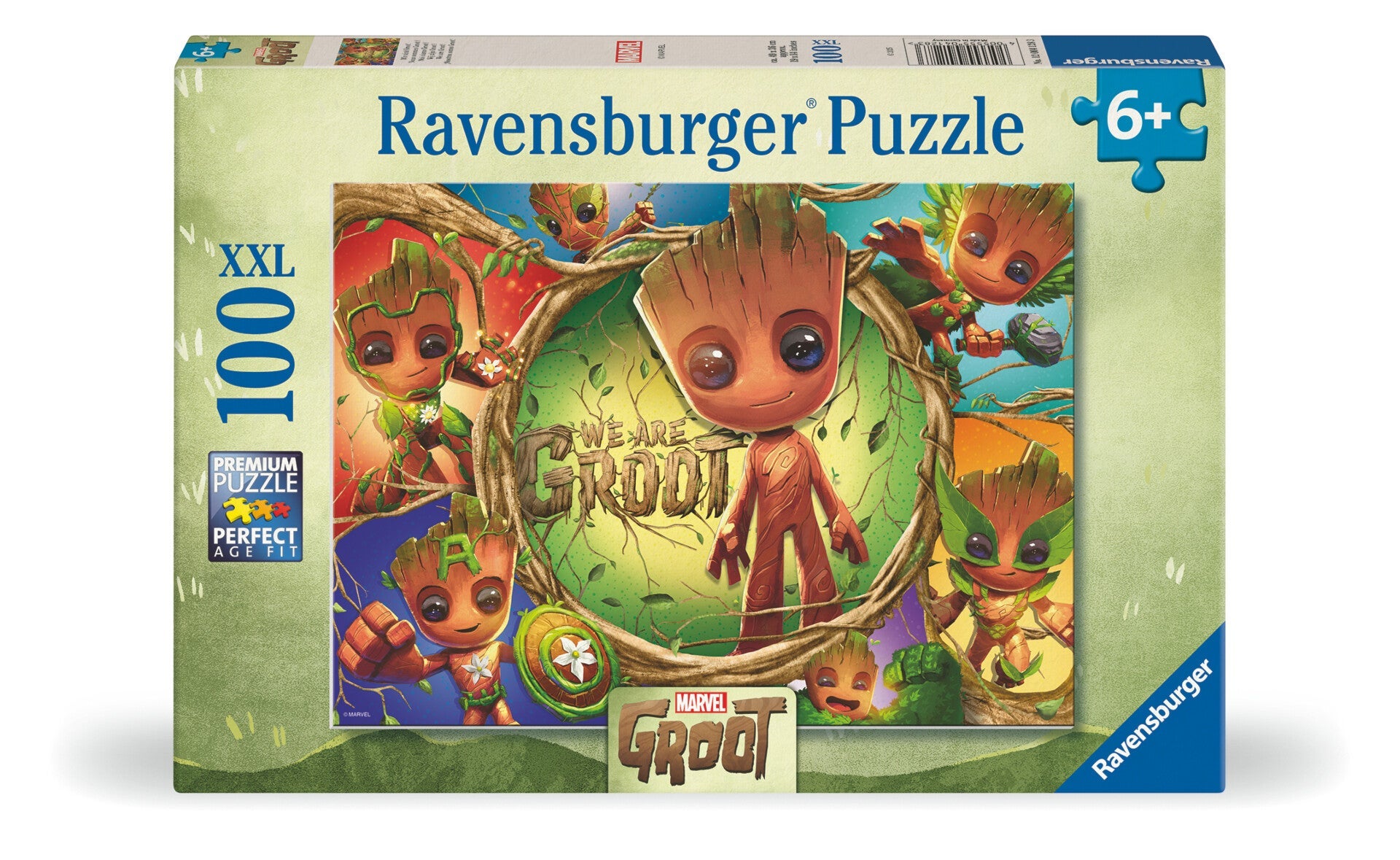 Puslespill 100 Marvel Groot Ravensburger