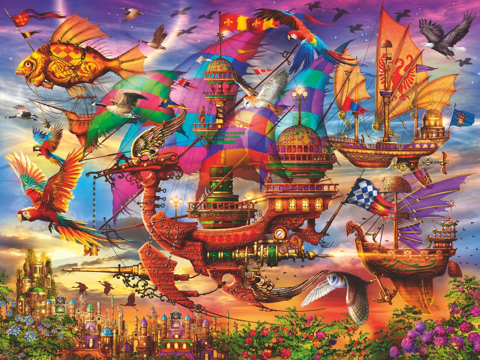 Puslespill 1500 The Flight Ravensburger