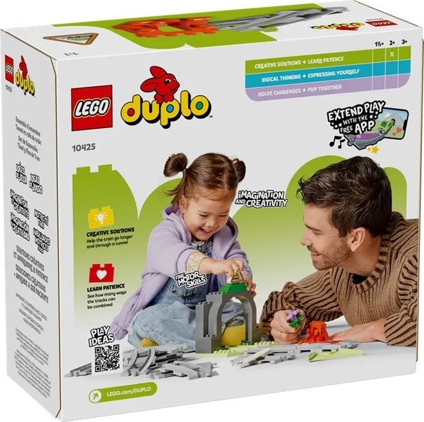 Lego Utvidelsessett m/togtunnel og skinner 10425