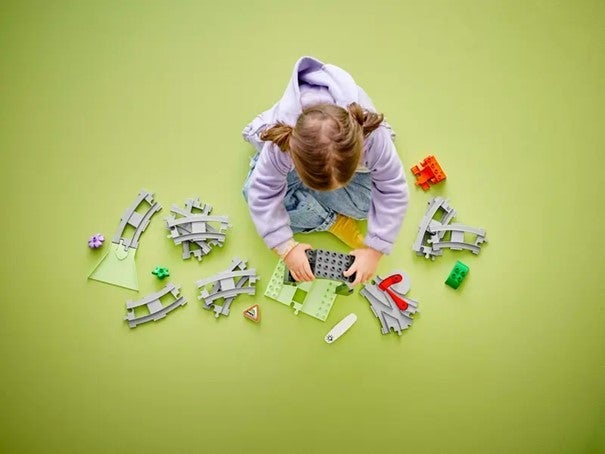 Lego Utvidelsessett m/togtunnel og skinner 10425