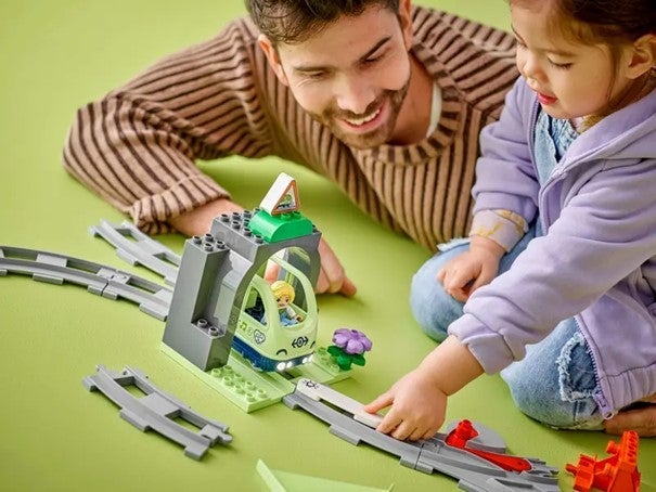 Lego Utvidelsessett m/togtunnel og skinner 10425