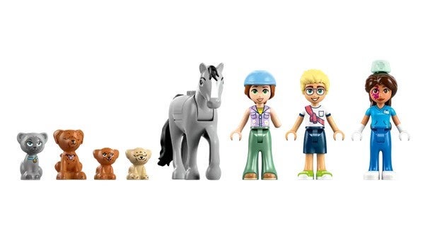 Lego Dyreklinikk med hest og kjæledyr 42651