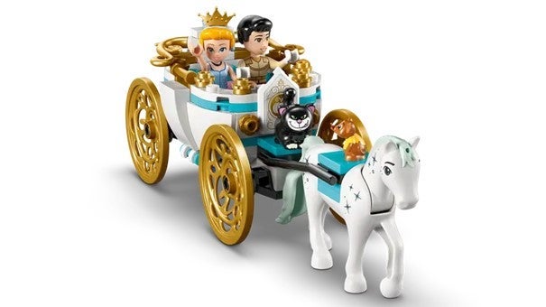 Lego Askepotts slott og hestetrukne vogn 43275