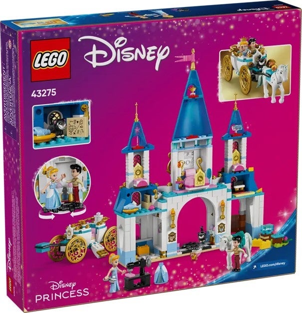 Lego Askepotts slott og hestetrukne vogn 43275