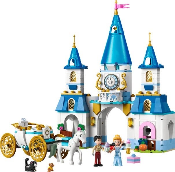 Lego Askepotts slott og hestetrukne vogn 43275