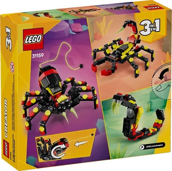 Lego Ville dyr: Overraskende edderkopp 31159