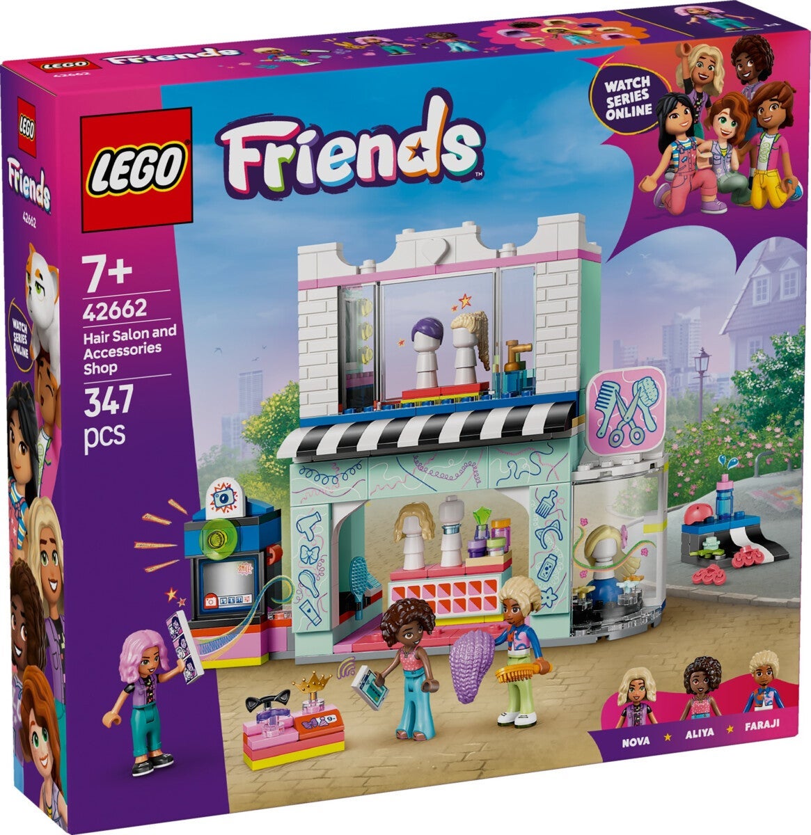 Lego Frisør og butikk med hårtilbehør 42662