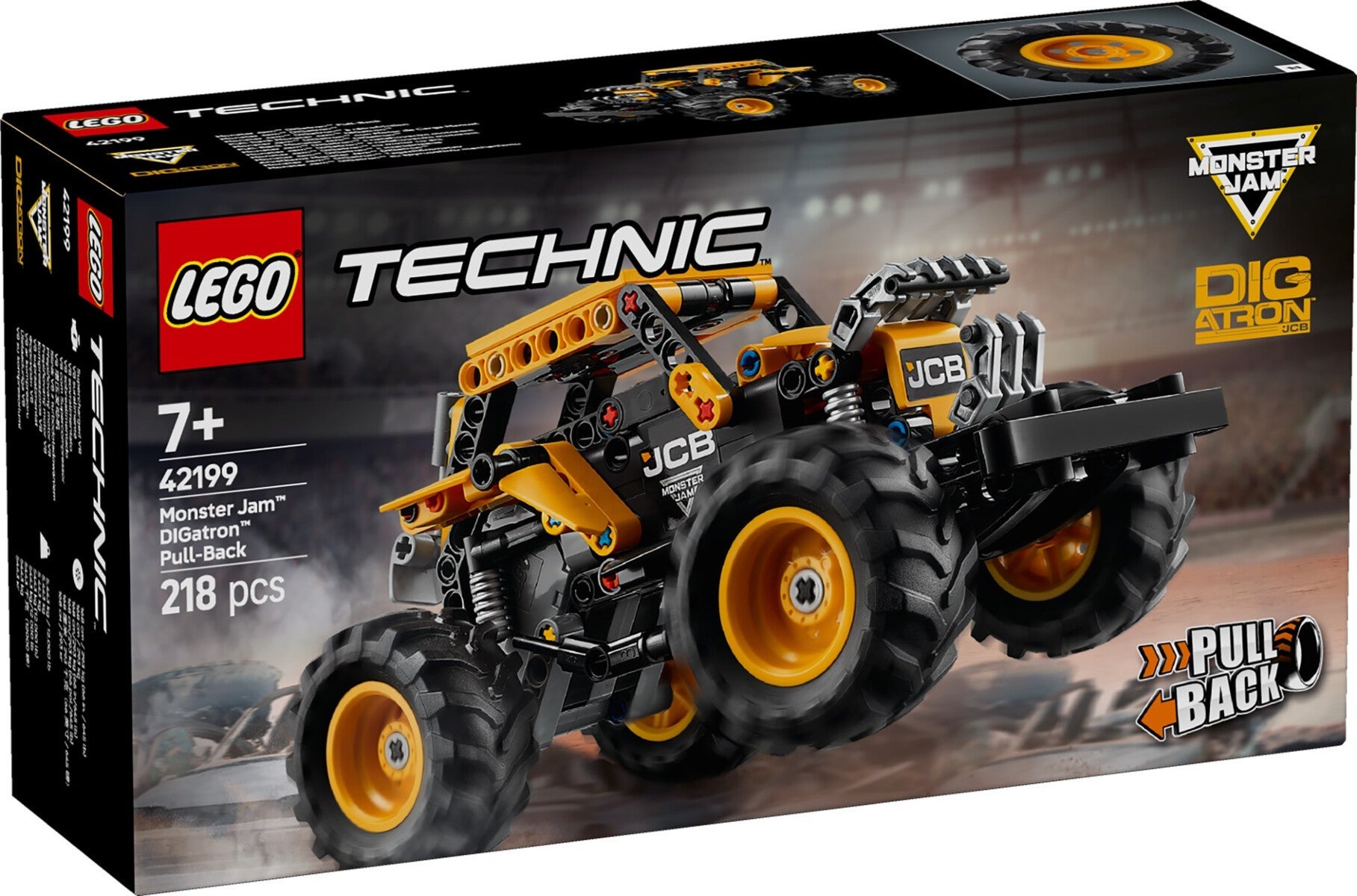 Lego MonsterJam DIGatron m/pullback-funksjon 42199
