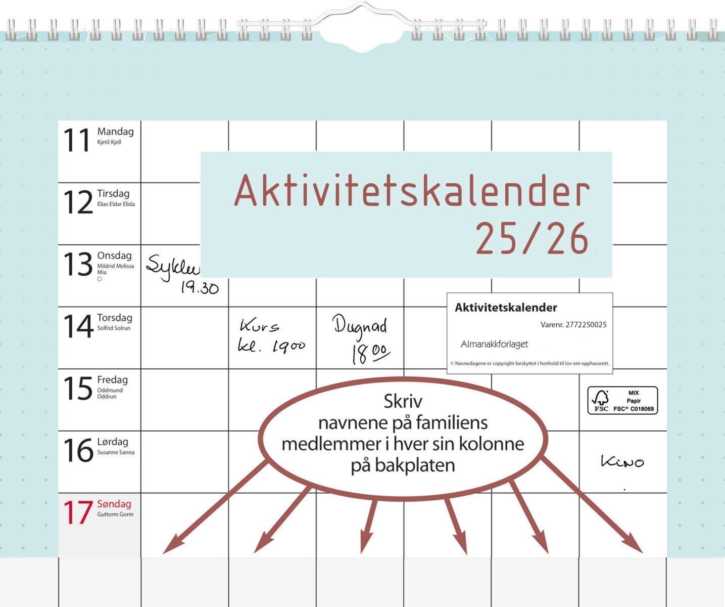 Aktivitetskalender  25/26