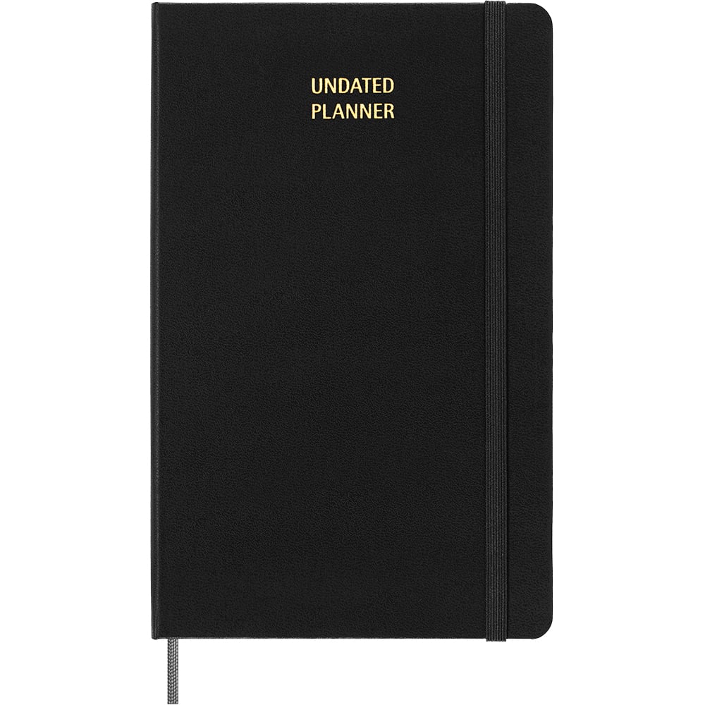 Moleskine Kalender u/dato Uke Hard Large Sort