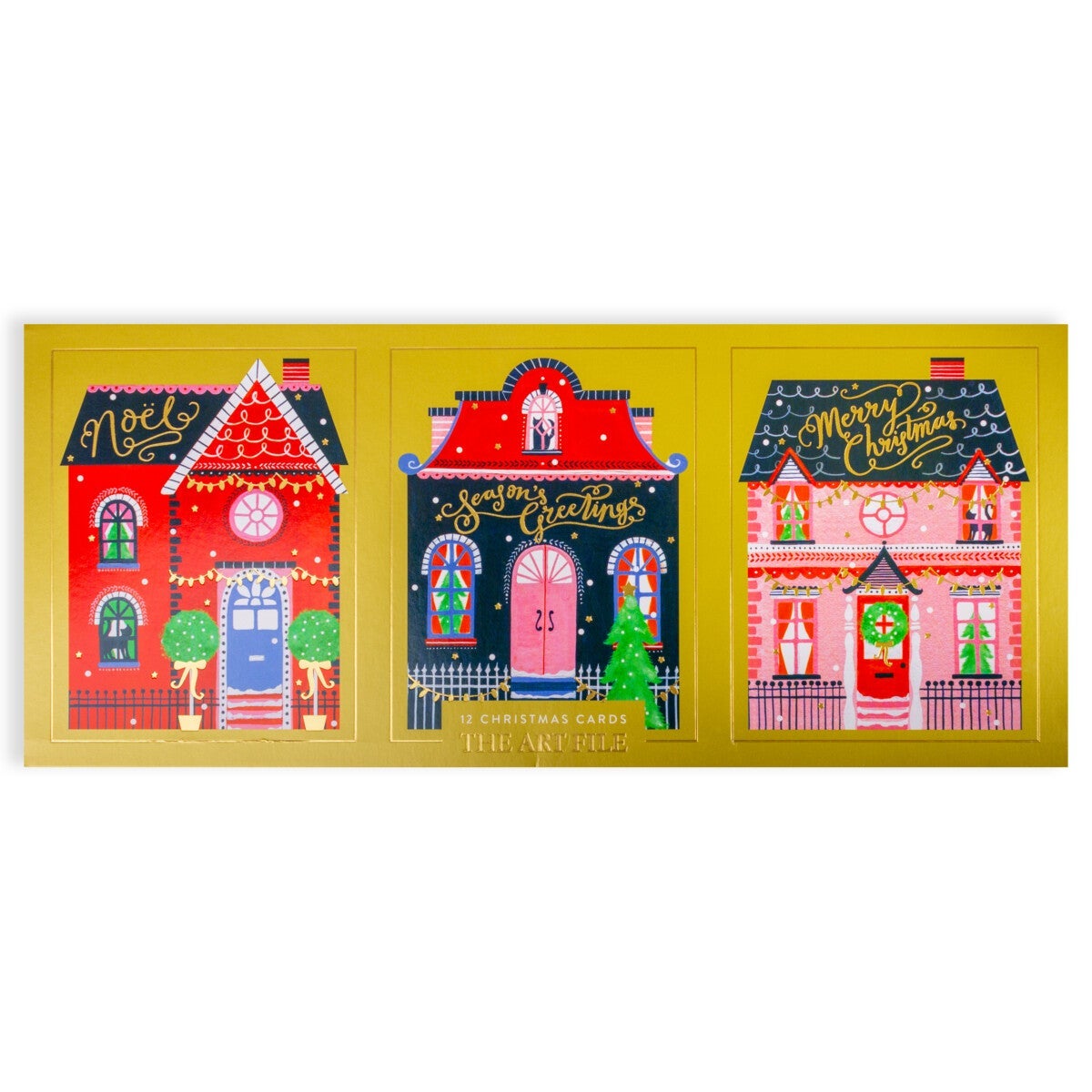 Kortpakke Trio Houses 12 Pk
