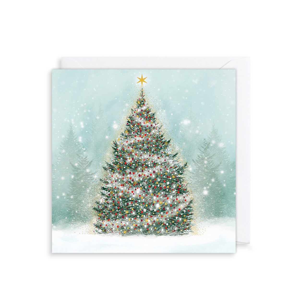 Kortpakke Luxury Xmas Tree 8pk