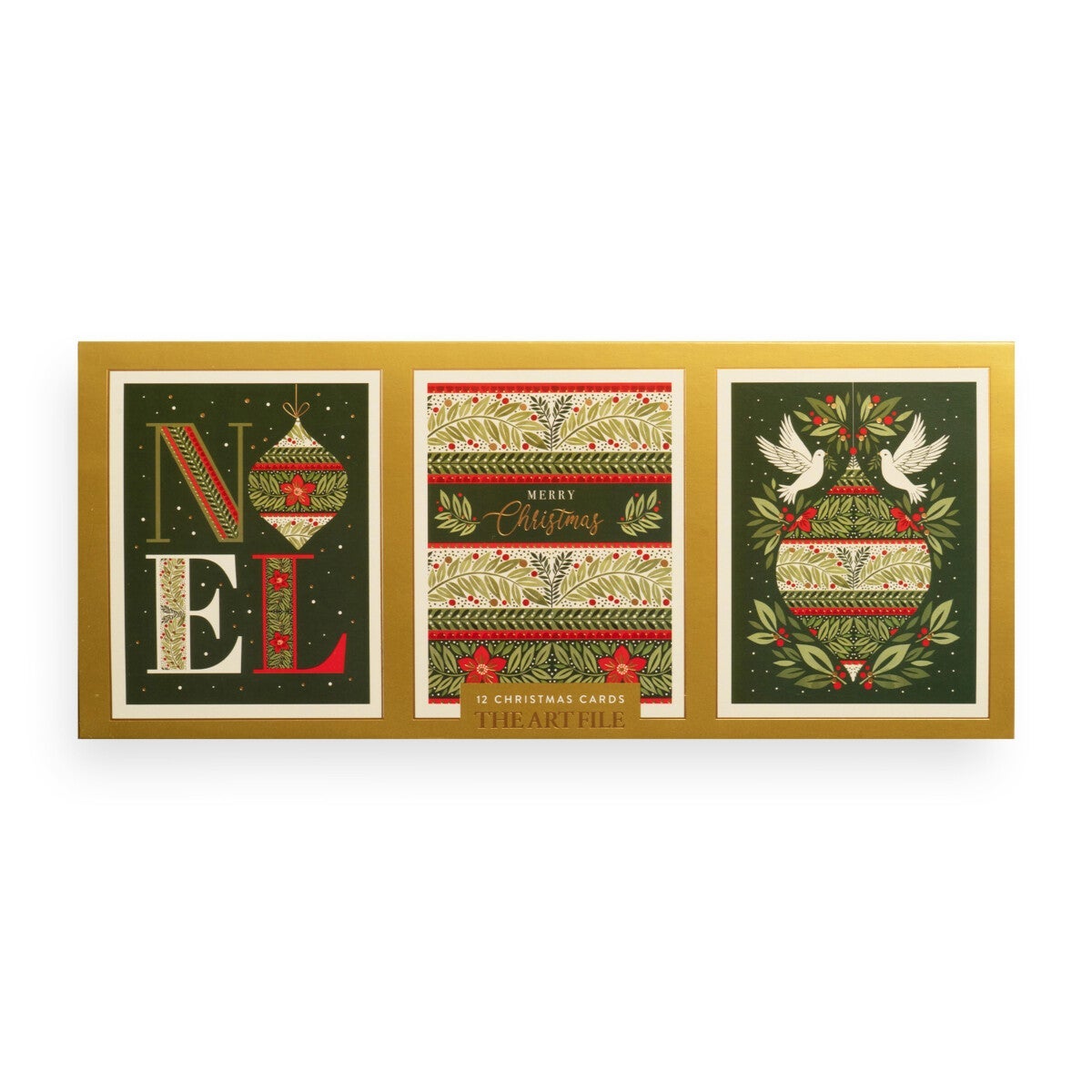 Kortpakke Trio Noel Joy Peace 12pk