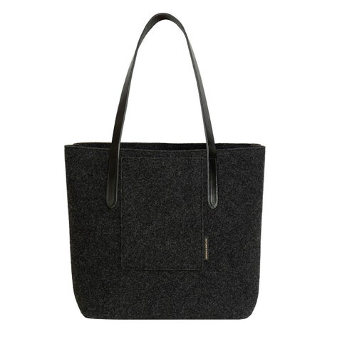 Handlenett P.A.P. Ull Transparent Black