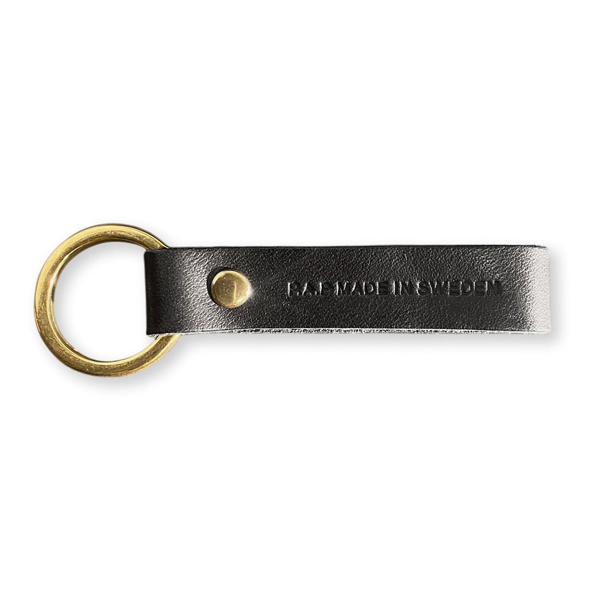 Nøkkelring P.A.P. Skinn Black