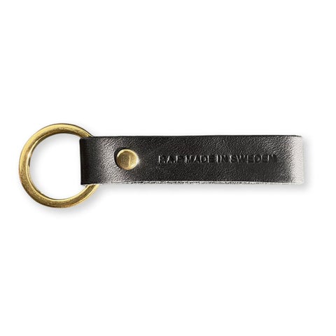 Nøkkelring P.A.P. Skinn Black