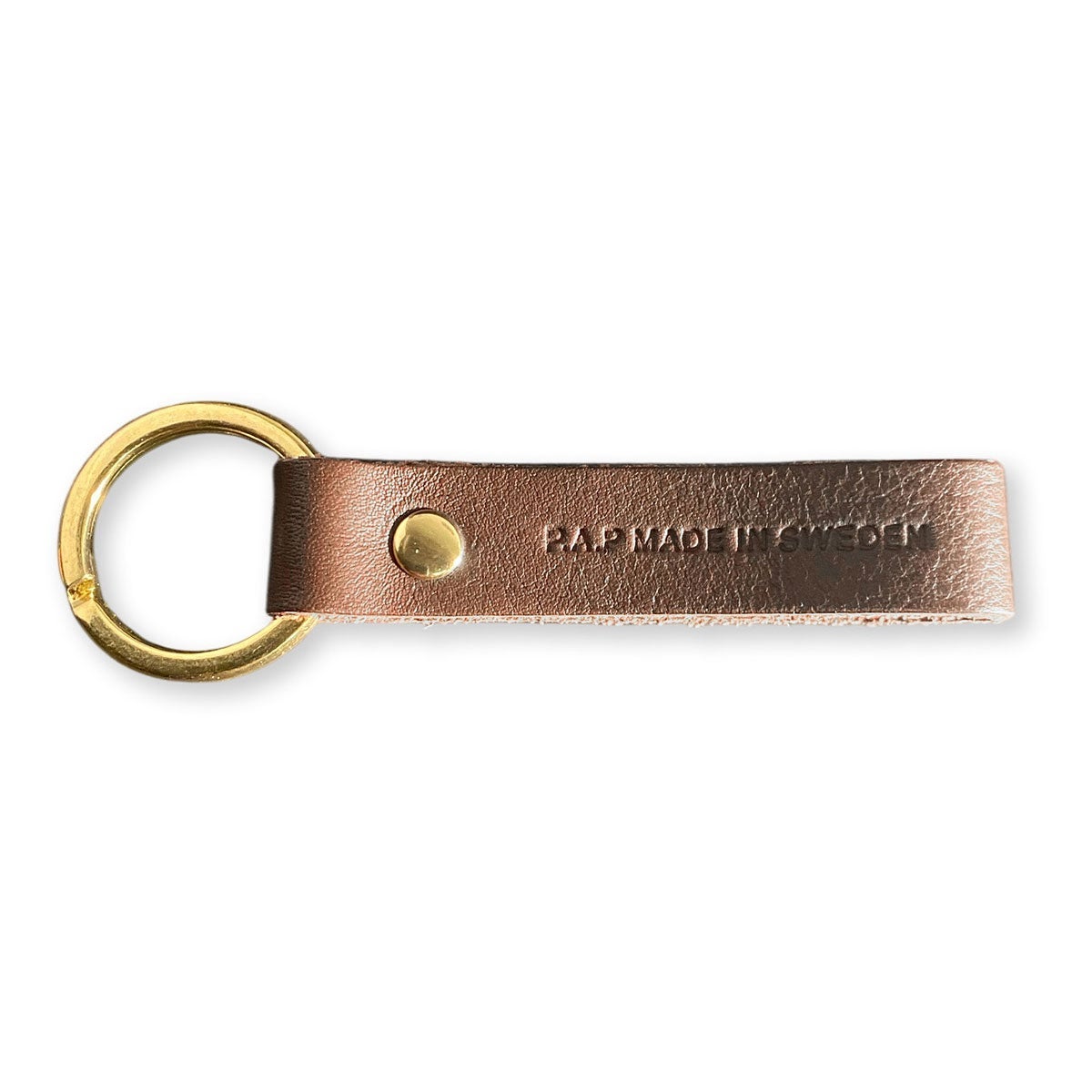Nøkkelring P.A.P. Skinn Brown