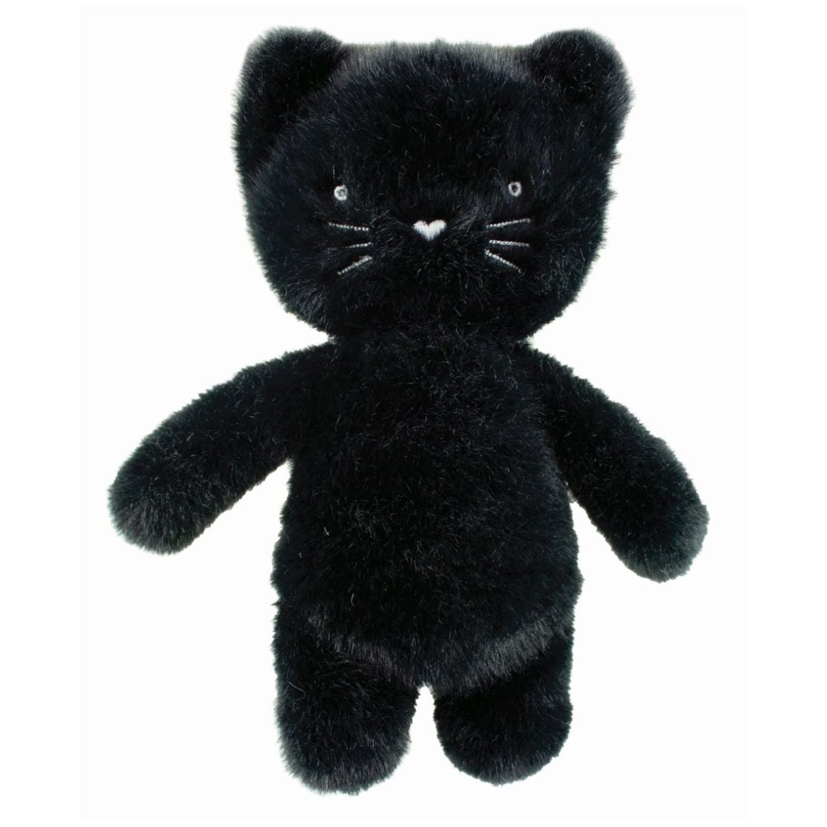 Pusekatt Sort 20cm Tinka Plysj