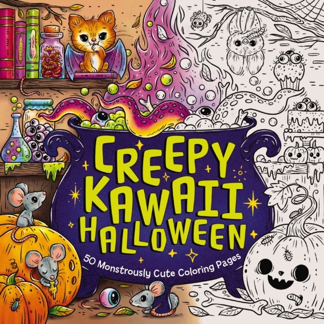 Creepy Kawaii Halloween - 50 Monstrously Cute Coloring Pages