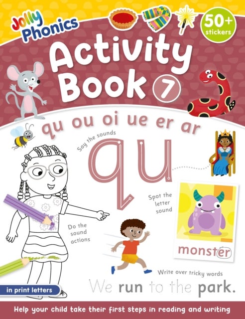 Jolly Phonics Activity Book 7 - in Print Letters (American English edition)