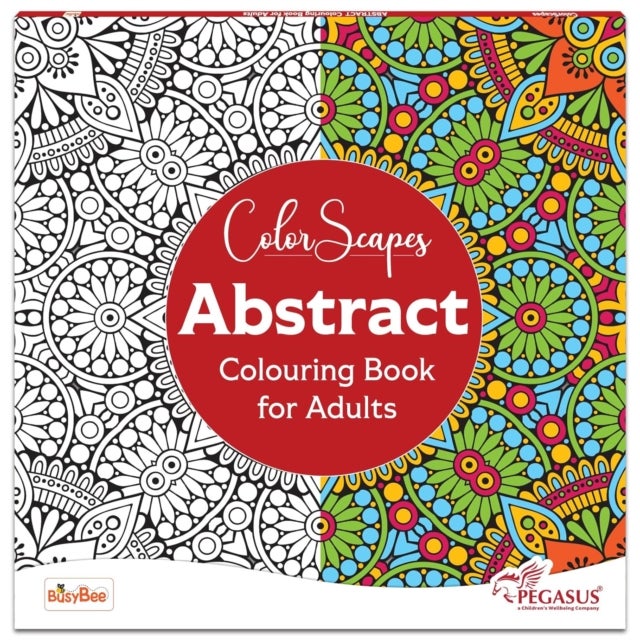 Abstract Colouring Book For Adults