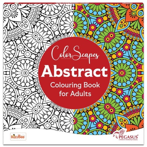 Abstract Colouring Book For Adults