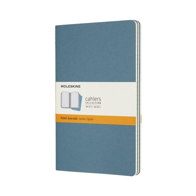 Moleskine Cahier Journals Linjert Brisk Blue Large (3)