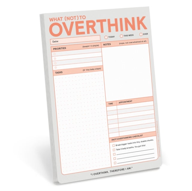 Knock Knock What (Not) to Overthink Pad (Pastel Version)