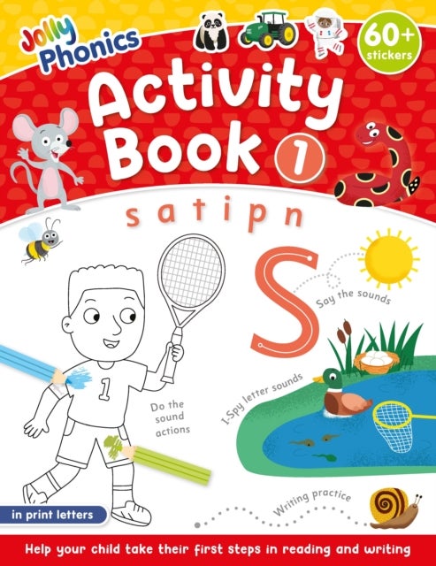 Jolly Phonics Activity Book 1 - in Print Letters (American English edition)