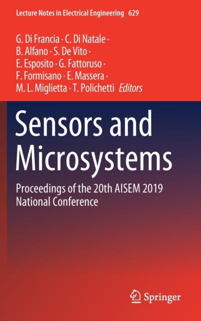 Sensors and Microsystems - Proceedings of the 20th AISEM 2019 National Conference