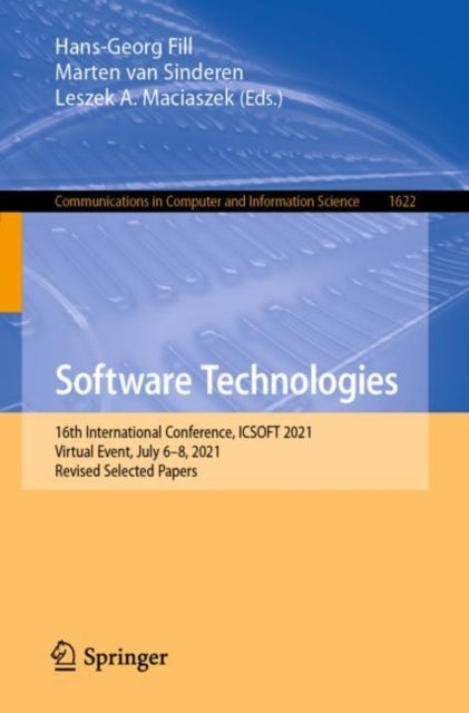 Software Technologies - 16th International Conference, ICSOFT 2021, Virtual Event, July 6–8, 2021, Revised Selected Papers