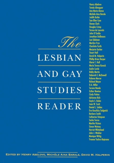 The Lesbian and Gay Studies Reader