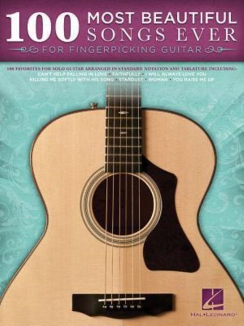 100 Most Beautiful Songs Ever - For Fingerpicking Guitar