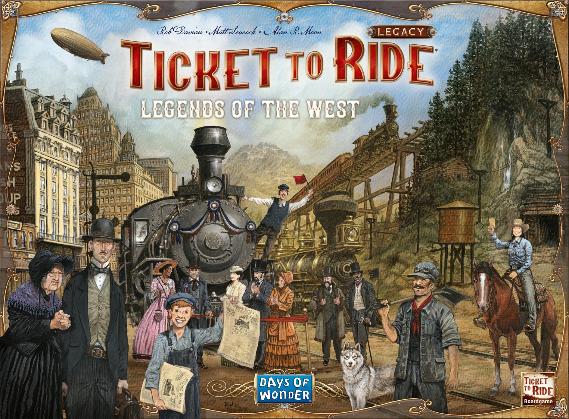 Spill Ticket To Ride Leg Legends West