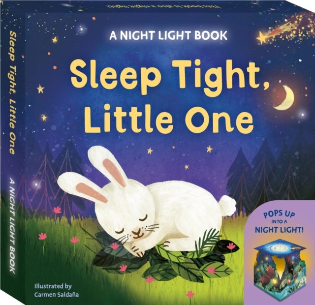 Sleep Tight, Little One - Bedtime story that pops up into a night light! With rechargeable USB-c LED