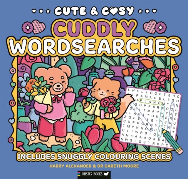Cute & Cosy Cuddly Wordsearches - Includes Snuggly Colouring Scenes