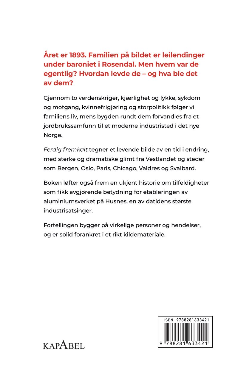 Ferdig fremkalt
