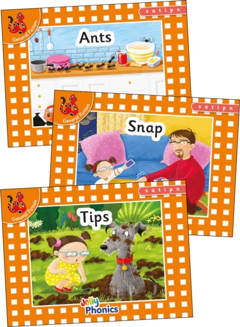 Jolly Phonics Orange Level Readers Set 1 - in Precursive Letters (British English edition)