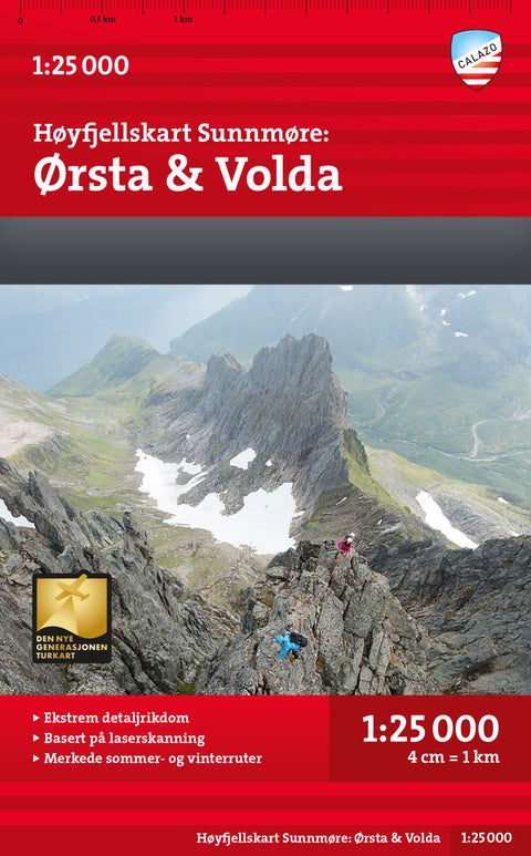 Sunnmore: Orsta & Volda - Hoyfjellskart