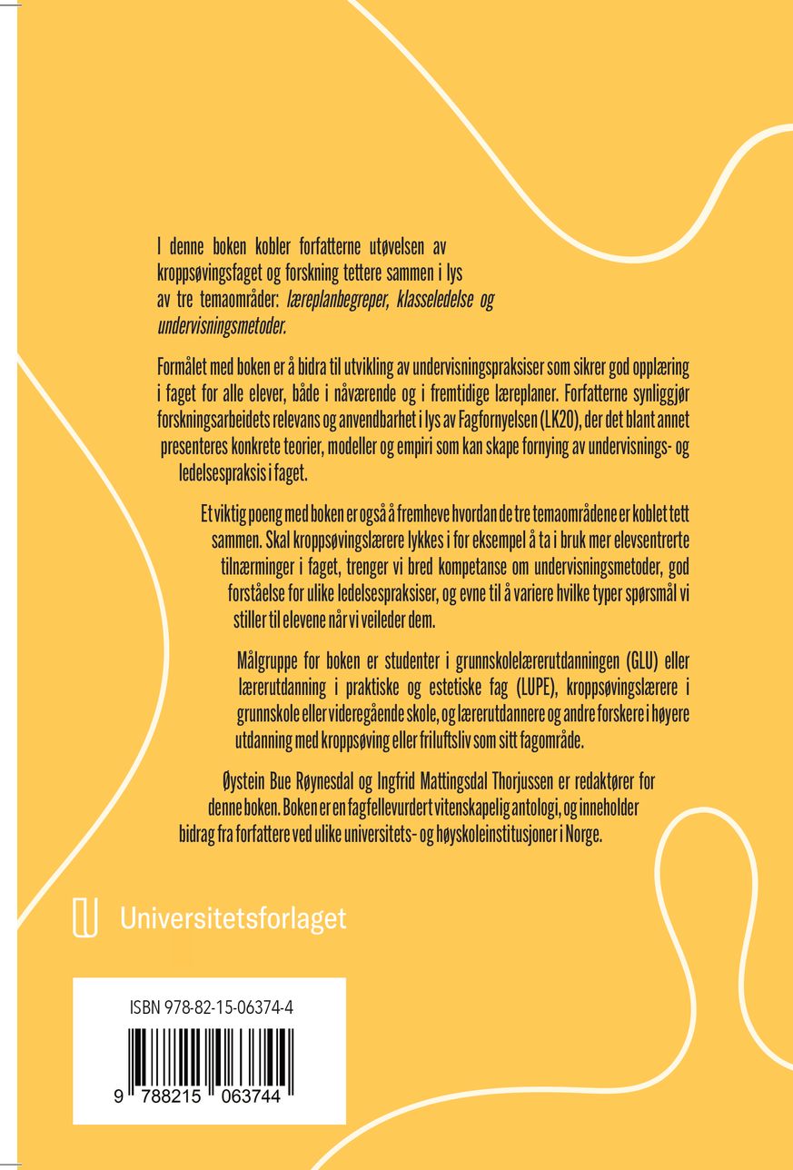 Kroppsøving i praksis