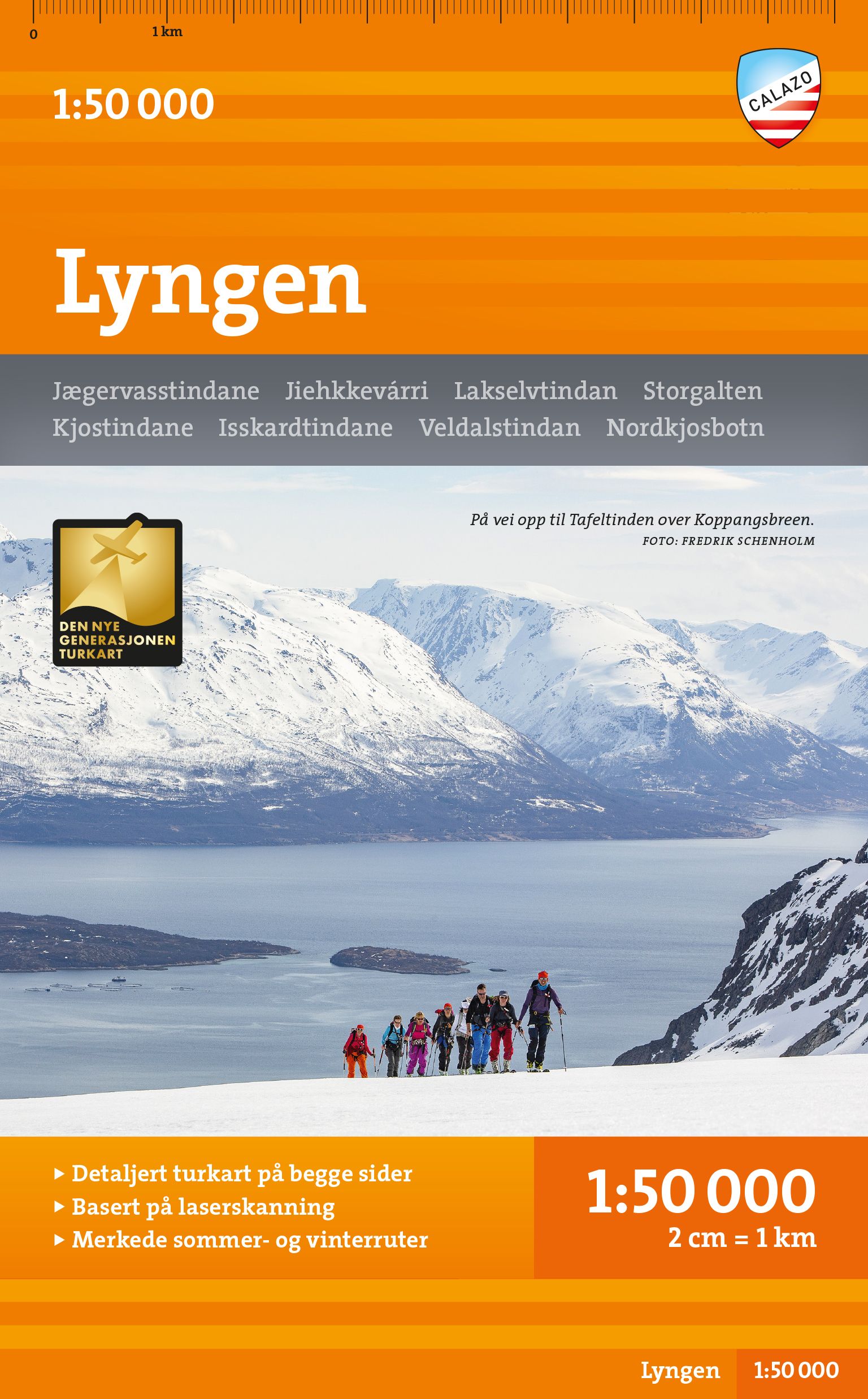 Lyngen Hiking Map