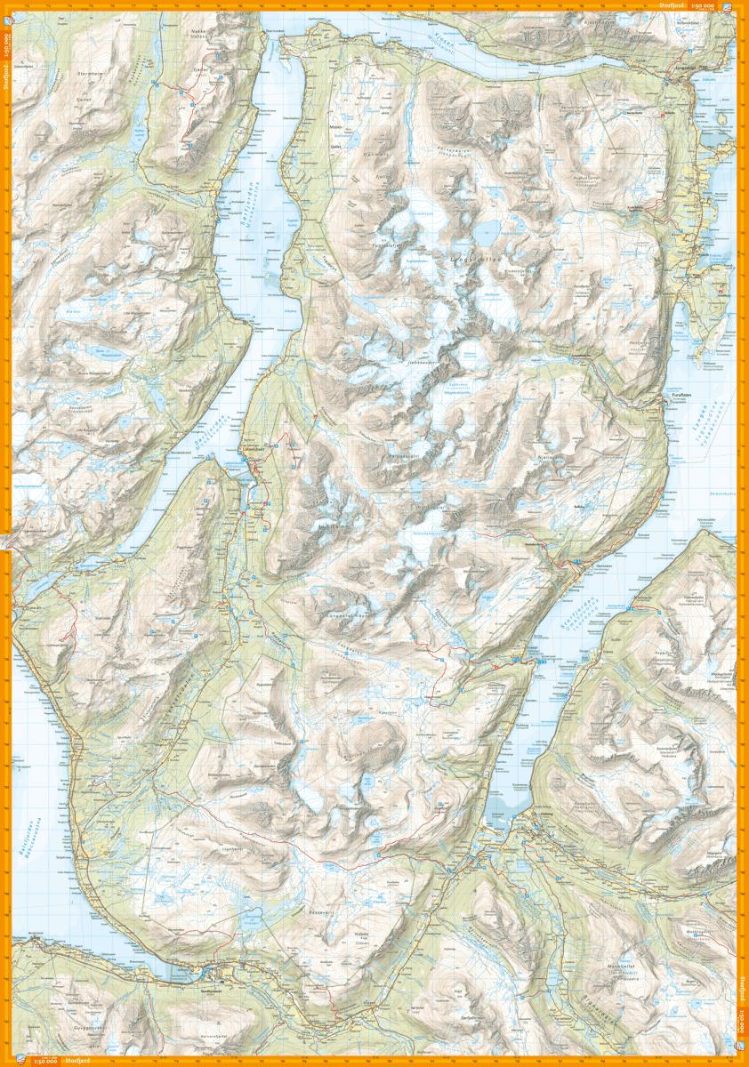 Lyngen Hiking Map