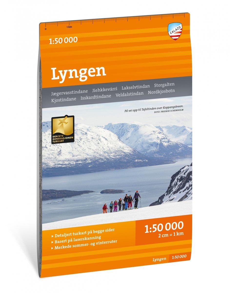 Lyngen Hiking Map