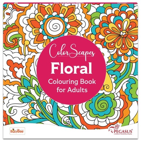 Floral Colouring Book for Adults