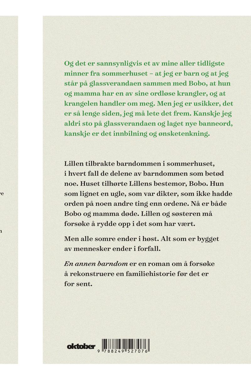 En annen barndom