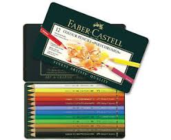 Fargeblyant Faber Polychromos 12 Stk