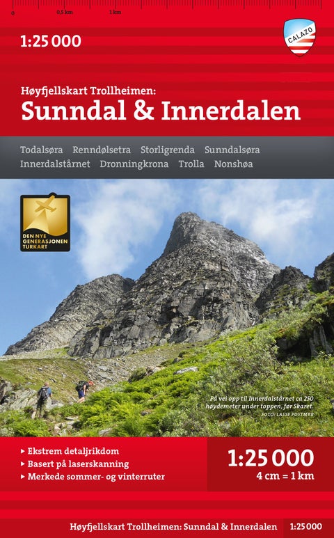 Trollheimen: Sunndal / Innerdalen - Hoyfjellskart