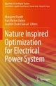 Nature Inspired Optimization for Electrical Power System