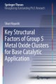 Key Structural Factors of Group 5 Metal Oxide Clusters for Base Catalytic Application