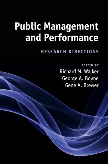 Public Management and Performance - Research Directions